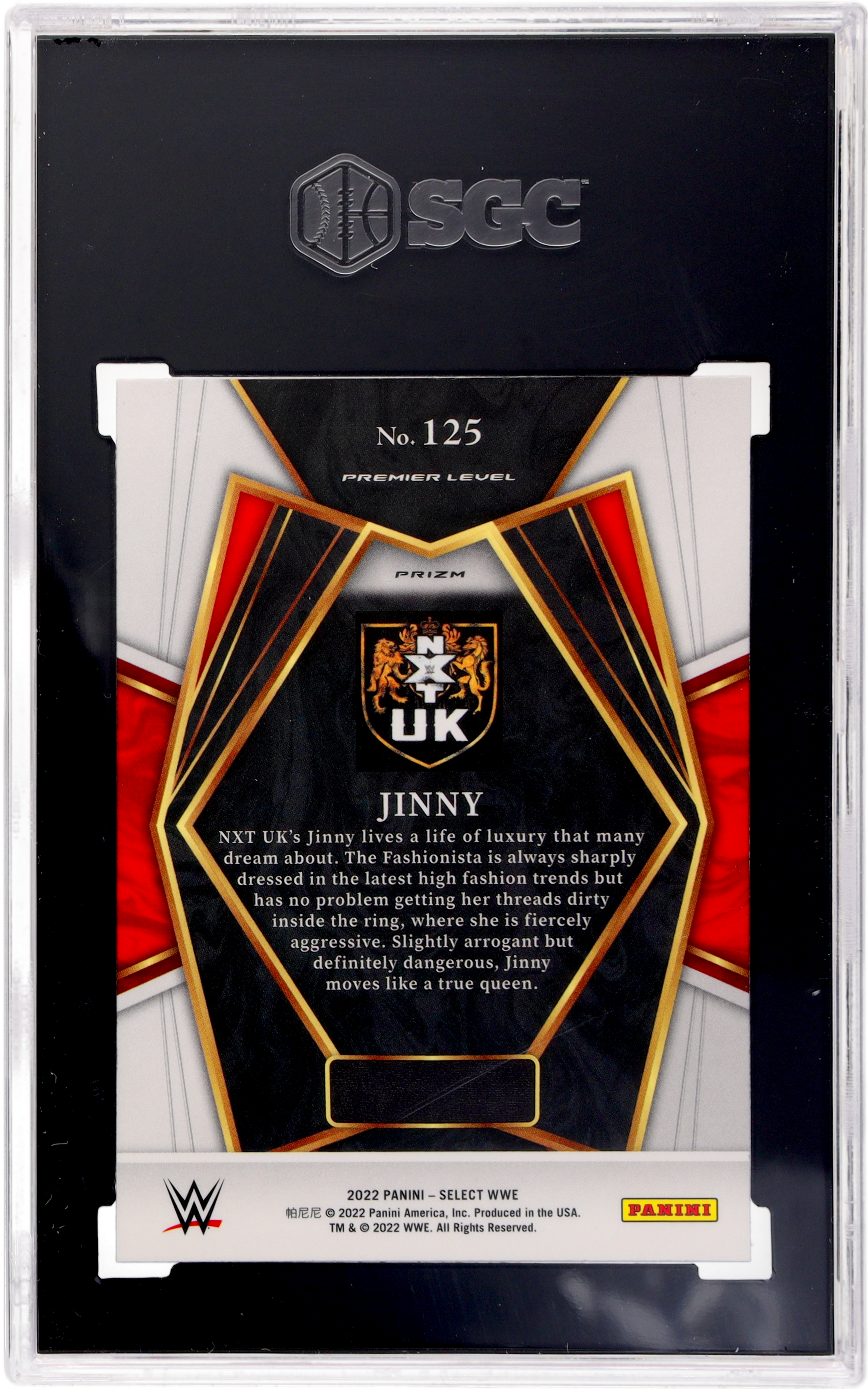 バレかく 凪砂 2022 Panini Select WWE Scope Prizm Jinny #125 SGC 10 RC | eBay